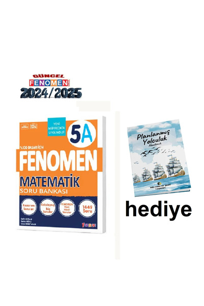 Fenomen Yayıncılık Fenomen 5 Matematik A Soru Bankası 2024-2025 Güncel Baskı ...