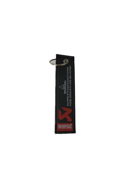 EUROLUXE Akrapovic Biker Fabric - Gift Keychain Motor Keychain Bag Accessory