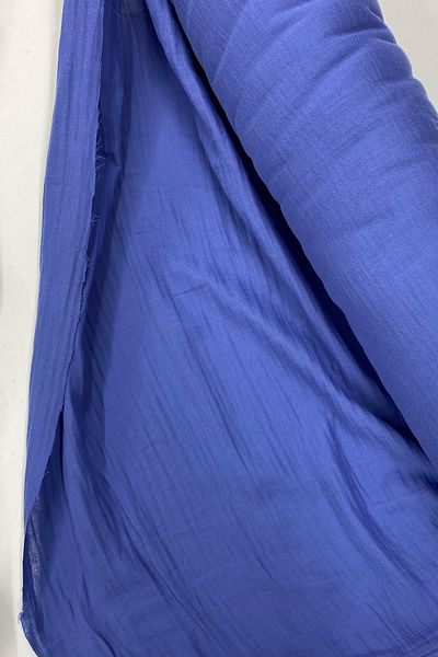 Mu Art Multi-Purpose Muslin Cotton Baby Blanket and Blanket Fabric Muslin Cloth Indigo 89