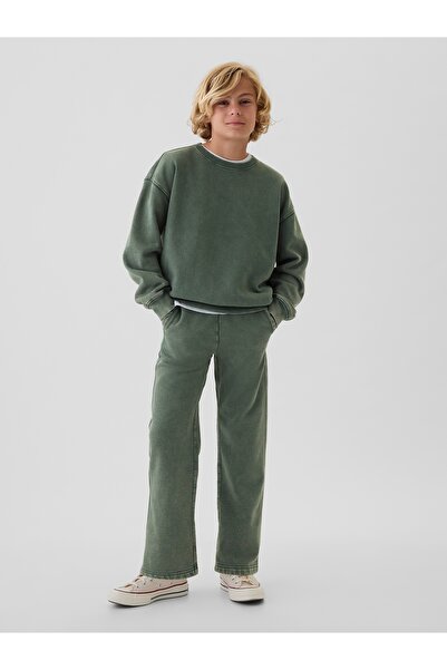 GAP Erkek Çocuk Yeşil Vintage Soft Relaxed Eşofman Altı