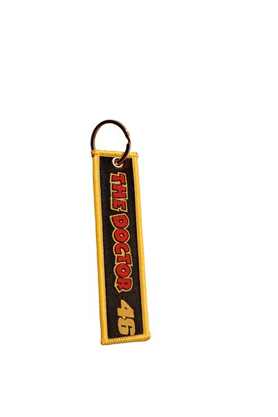 EUROLUXE The Doctor Biker Fabric - Keychain Gift Useful Motor Keychain Bag Accessory