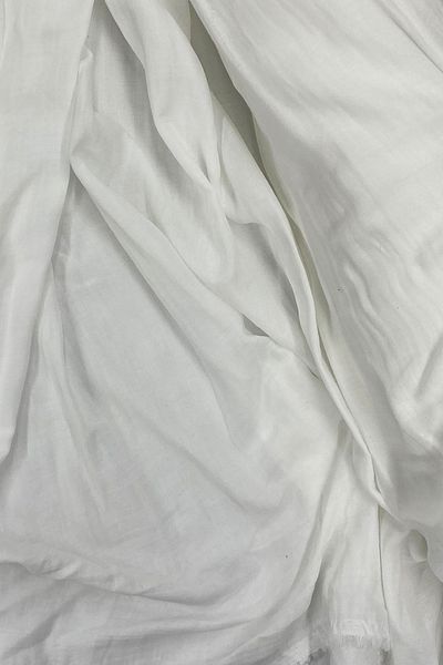 Mu Art Multi-Purpose Muslin Cotton Baby Blanket and Blanket Fabric Muslin Cloth Off White 11