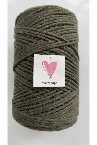 Makromİps Τσάντα MAKROME PREMIUM Cotton-Cotton (250gr-185m-2mm), Στρογγυλό κορδόνι χόμπι