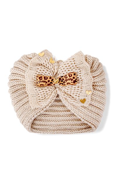 Eke Tekstil Girl's Bow Scarf Beret
