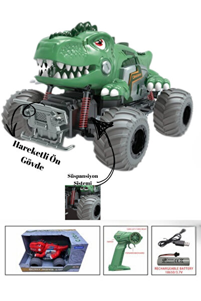welcomein Oyuncak Uzaktan Kumandalı Full Fonksiyon 2.4G Süspansiyonlu BigFoot...