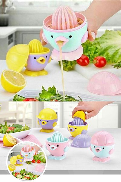 Mu Art Cute Lemon Orange Juicer Mixed Color