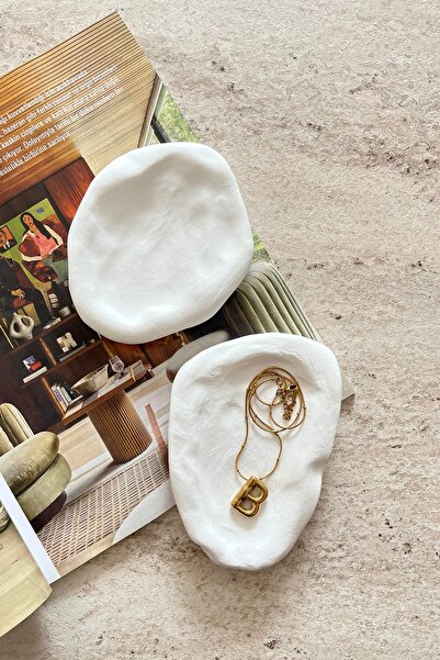 Mandalin Art Studio Διακοσμητικό Πιάτο 2 τεμαχίων σε ασύμμετρο σχήμα - Σετ πι...