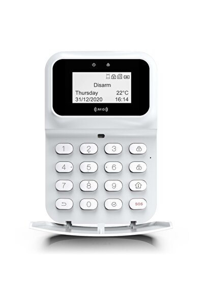 OPAX Szr-1881 Kablolu Lcd Ekranlı Rfıd Destekli Keypad / Tuş Takımı (2545/2646/2747 Paneller İçin)