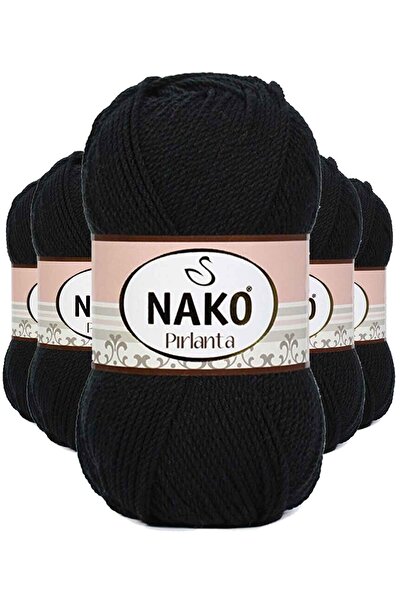 Mestore 5 قطع من صوف أميجورومي الماسي للحياكة اليدوية باللون الأسود 217