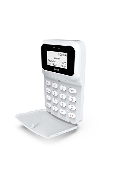 OPAX Szr-1881 Kablolu Lcd Ekranlı Rfıd Destekli Keypad / Tuş Takımı (2545/2646/2747 Paneller İçin)