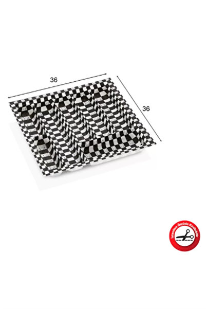 Mestore حامل ملعقة وحدة صديقة للبيئة 7 عيون مربعات 36x36 Royaleks-ACERO-20133