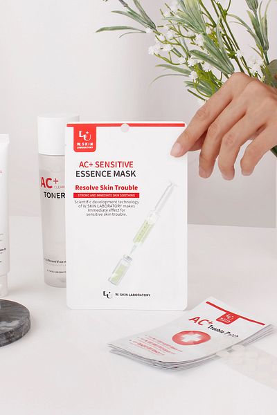 W. Skin Laboratory Ac+ Sensitive Mask Acne Mask for Oily, Damaged and Sensitive Skin 22 ml