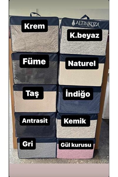 Altınkoza Strech Stil Jakarlı Çekyat Örtüsü (3-3) -gri