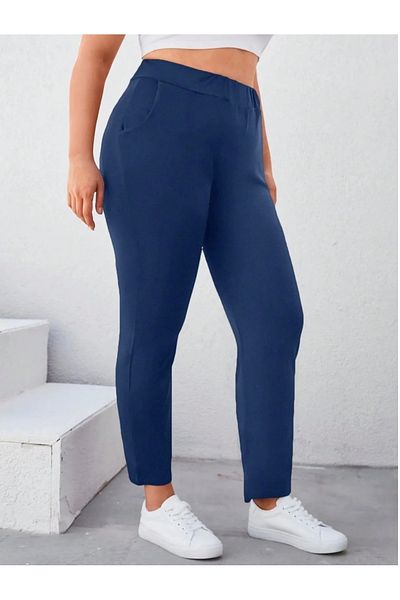 ABARSE Women's Plus Size Lycra Viscose Trousers