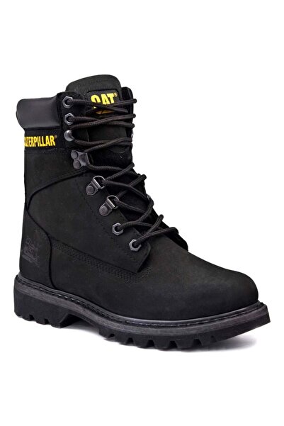 Cat 015g100104 Montana Leather Caterpillar Unisex Μπότες ΜΑΥΡΟ