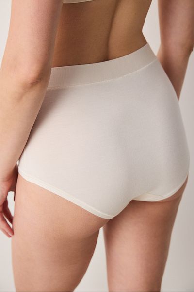 Penti Chiloți Ecru cu talie înaltă Aging Collagen