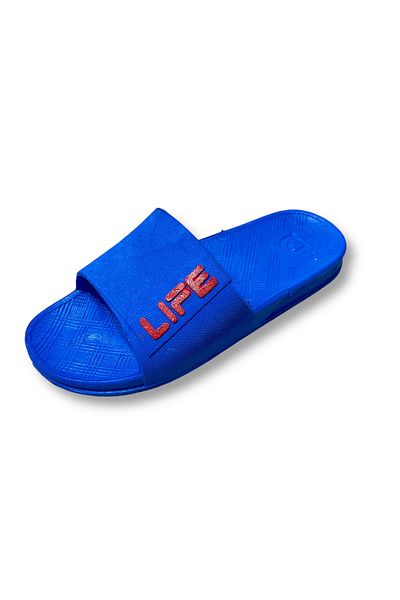 Sonimix Copy Men's Navy Blue Massage Sole Slippers - for Bathroom Balcony Beach