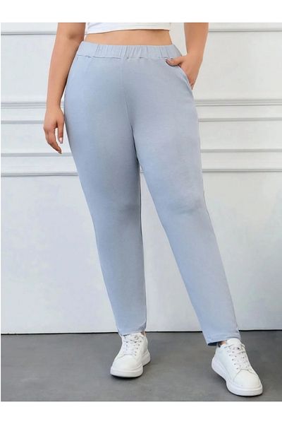 ABARSE Women's Plus Size Lycra Viscose Trousers
