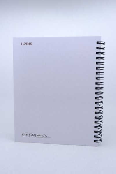 Lemsstudio 2026 Weekly Planner Colorful Patterned Hardcover Weekly Funny Semanalmente