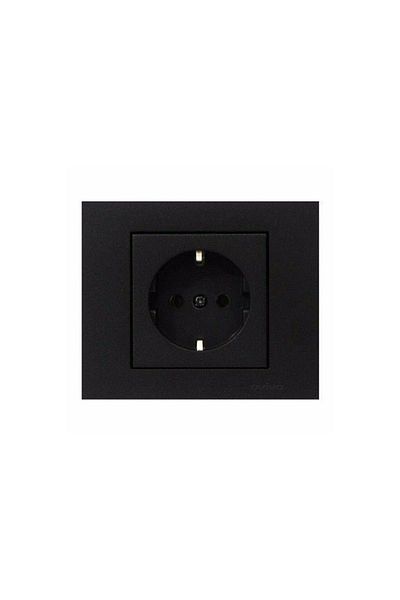 OVİVO Ovivo Grano - Black Grounded Socket