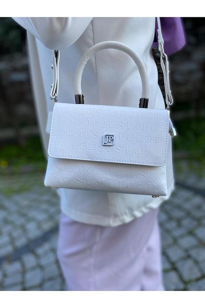 H&D COLLECTİON Geantă de mână și de umăr cu 3 compartimente dimensiune mini - Cu curea coloană 4105