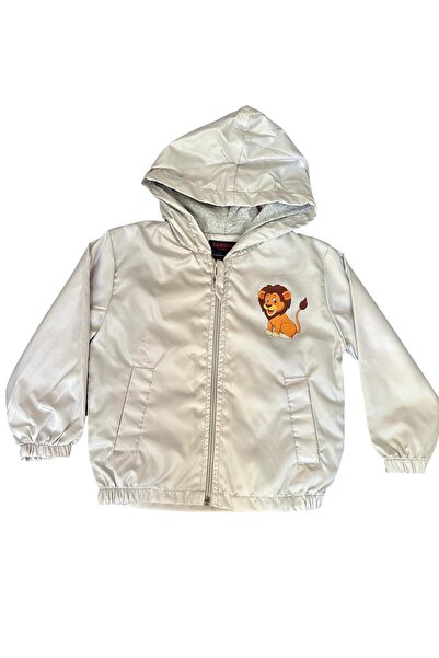 Little Pumpkin Lion Printed Boy Raincoat
