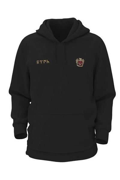 FULL TOLERANCE Bozkurt Symbol TURCIA Hanorac Wolf Regular Fit - Göktürk Script, 100% bumbac