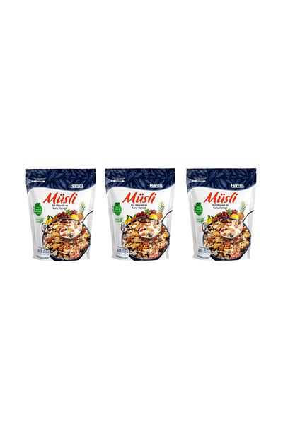 Harras 200 Gr X 3 Pieces of Muesli with Plenty of Fruits and Dried Nuts