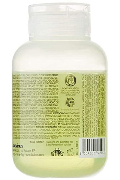 Davines Zero-**Momo Hair Softness Shampoo 250ml Zeroodavmix