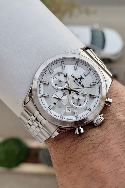 Daniel Klein Silver Renk 24 Ay Garantili Fonksiyonlu Erkek Kol Saati