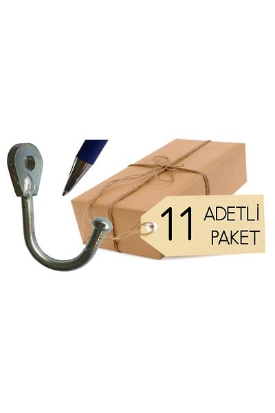 mintikbirler School Bag Hanger 11 Pcs - Plastic-Free Hook Hook Wall Row Iron Hanger Rack Coat Rack Student