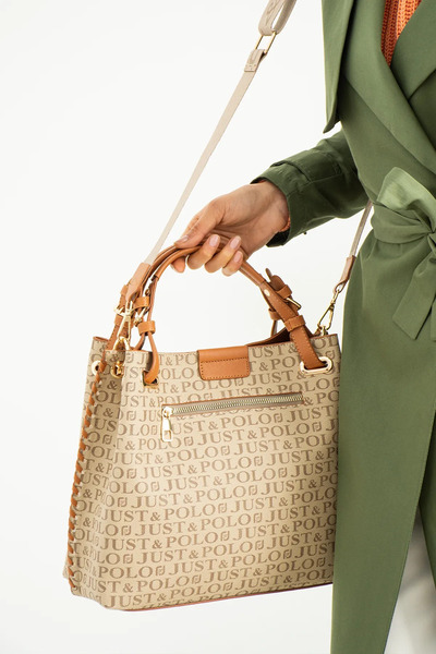 JP POLO Women's Original Just Polo 3-Compartment Adjustable Long Strap Hand and Shoulder Bag Size 31 * 30 cm