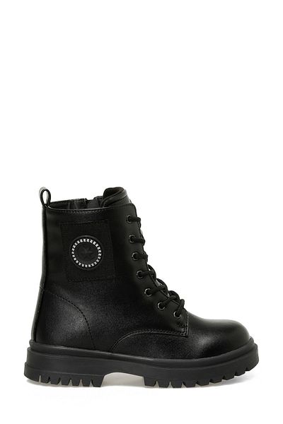 Polaris Black Girls Biker Boots