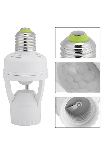 Powermaster E27 Motion Sensor Lamp Holder 110-240V 60W