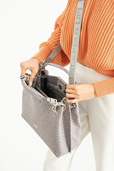 JP POLO Women's Original Just Polo 3-Compartment Adjustable Strap Shoulder Bag & Wallet Combination Size 31*30 cm