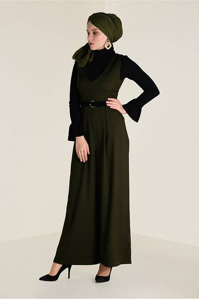 Alvina Ζώνη με λαιμόκοψη V 2 τεμαχίων Jumpsuit 4574
