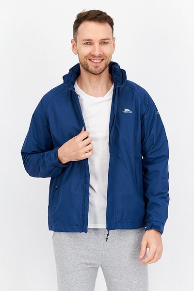 Trespass Men Plain Bomber Jacket, Navy Blue
