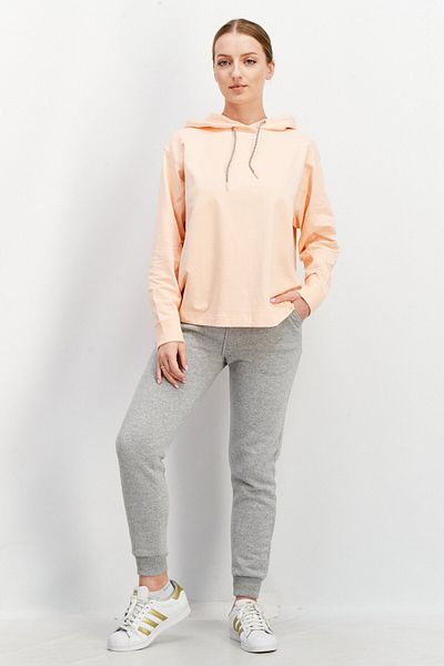 Puma Women Sportswear Fit Hooded Plain Sweater, Peach