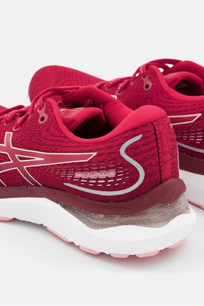 Asics Women Gel Cumulus 24 Lace Up Training Shoes, Red