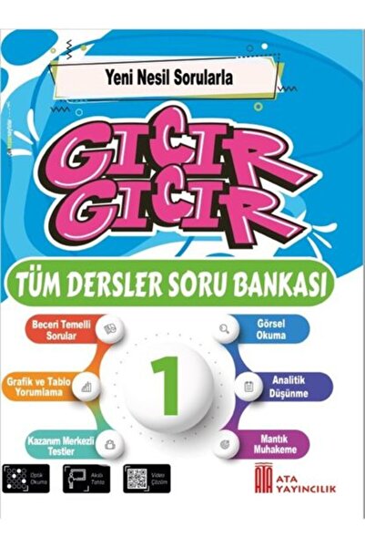 Ata Yayıncılık 1. Sınıf Gıcır Gıcır Tüm Dersler Soru Bankası