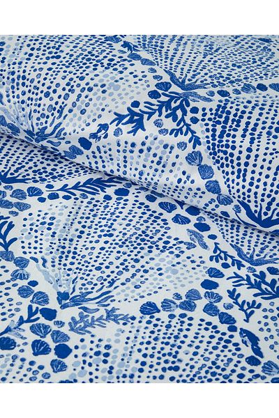 English Home Blue Coastal Treasures King Size Bedding Set