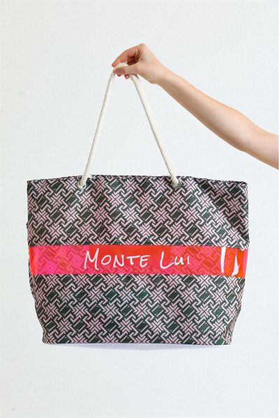 Dalidasecret Monte Lui 1301-1 - Τσάντα παραλίας με σχέδια