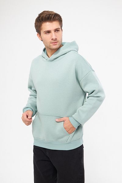 Moda Işık Hanorac de bază unisex Water Green - Hanorac 100% bumbac