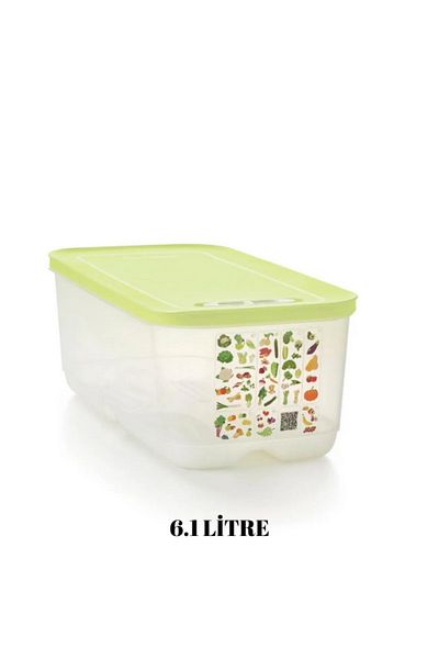 Tupperware Lime Greenhouse Series - 9.9L and 6.1L Set