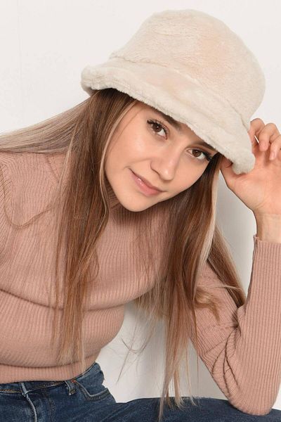 Addax Soft Textured Bucket Hat Şpk1032 - F1