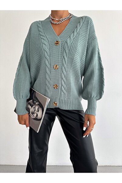 sportiness Жіночий трикотажний кардиган з 4 ґудзиками
