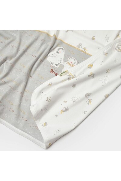 Biorganic Penguin Club Blanket - 85X90 Cm, 64713 Model