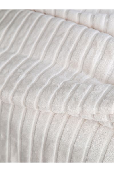 BED LİNE Bedline Gentle Blanket Ecru 200*220 cm