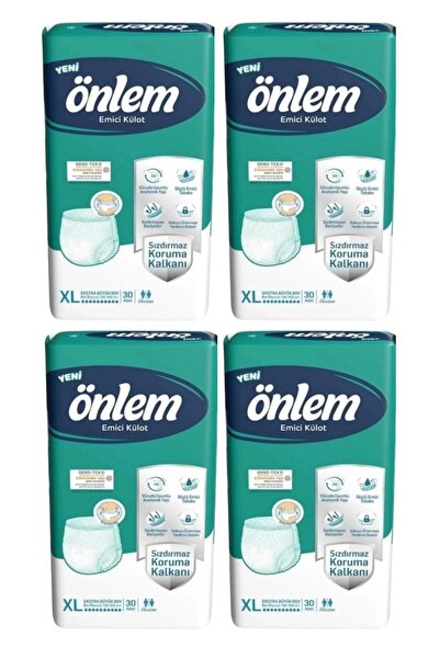 ÖNLEM Eco Extra Large Size Size XL - 30 Pieces X 4 Pieces Patient Diapers Abs...