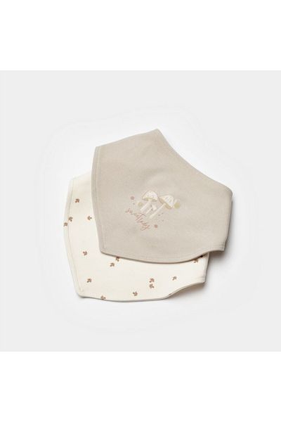 Biorganic Sweet Lady 2-Piece Scarf Bib 75194